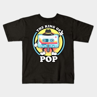 The King of Pop Retro Cassette Tape Kids T-Shirt